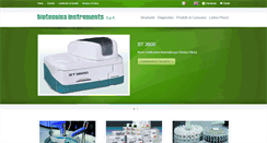 Desktop Screenshot of biotecnica.it